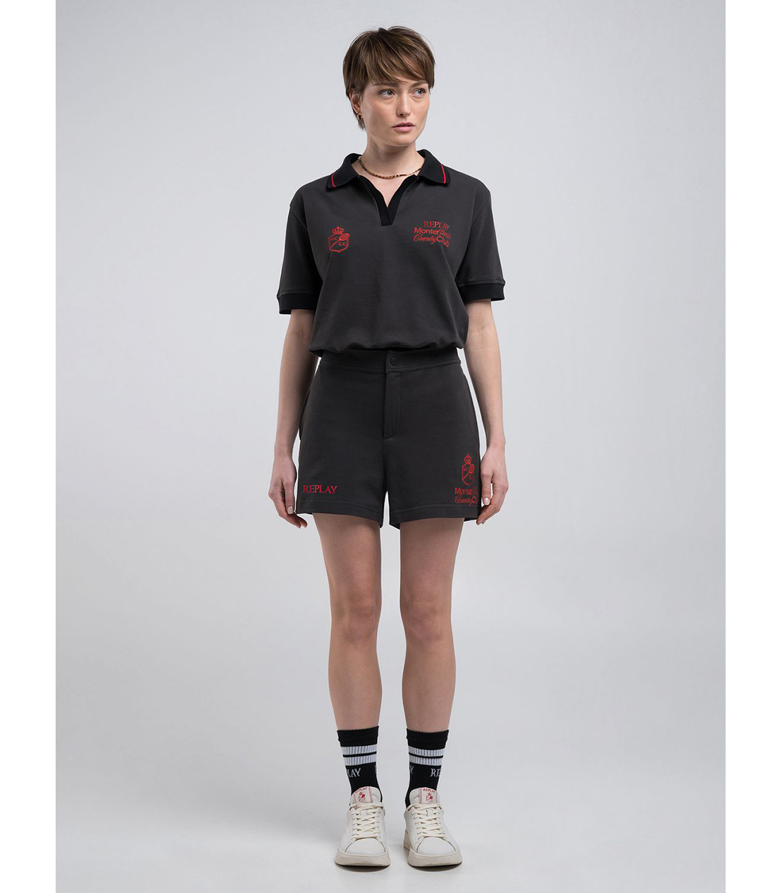 モンテカルロカントリークラブコレクション レギュラーフィットショーツ 詳細画像 ブラック 6